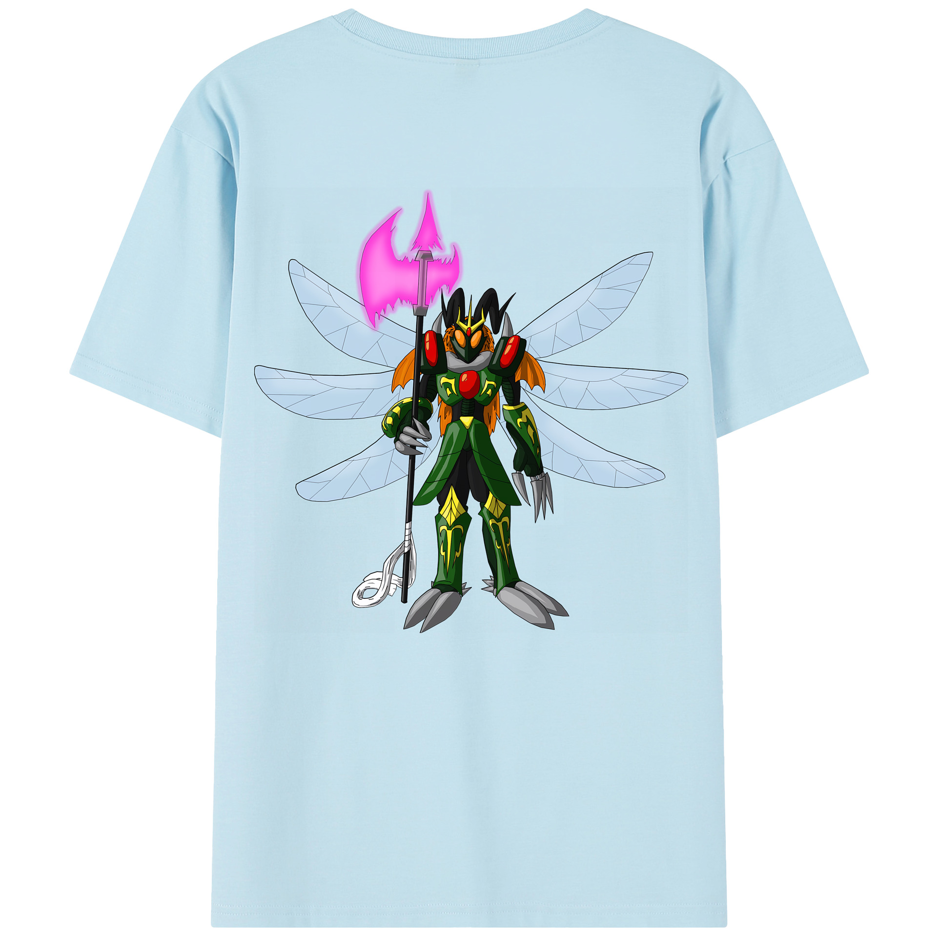 （画像用） Digimon デジタルモンスター/デジモン 綿100％半袖Tシャツ（背面プリント）